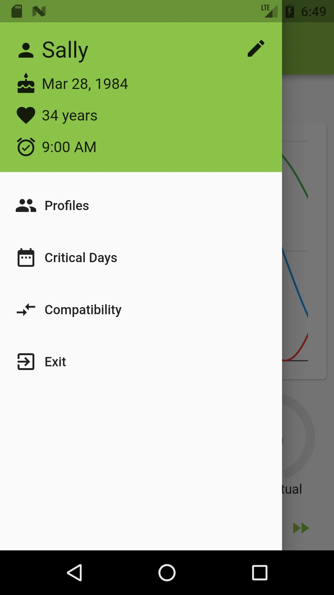 Biorhythms and Critical Days screenshot