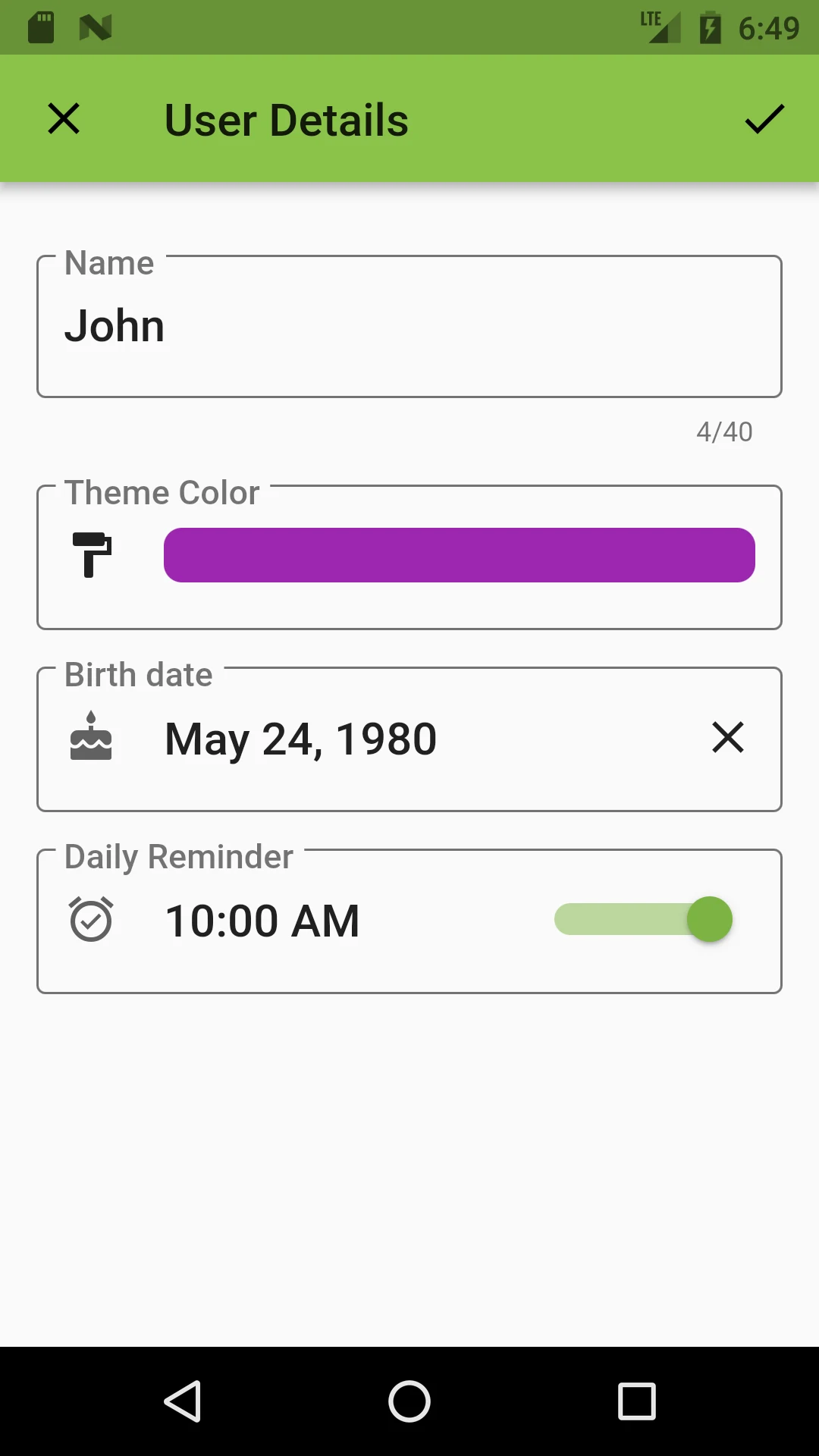 Biorhythms and Critical Days screenshot